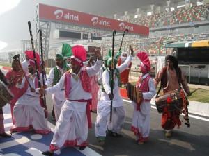 Buddh circuit, Indian Formula One race, New Delhi Pitlane_Walks_-_2011_Indian_Grand_Prix